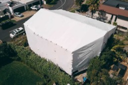 Scaffolding Wrap Mount Roskill